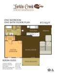 1 bedroom / 1 bath Lower